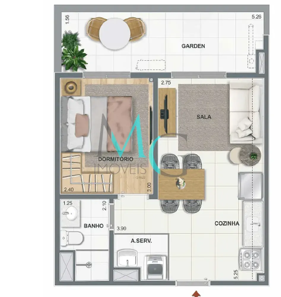Apartamento, 2 quartos, 53 m² - Foto 32