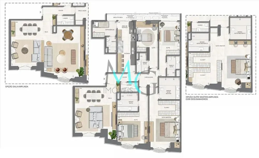 Apartamento, 4 quartos, 192 m² - Foto 70