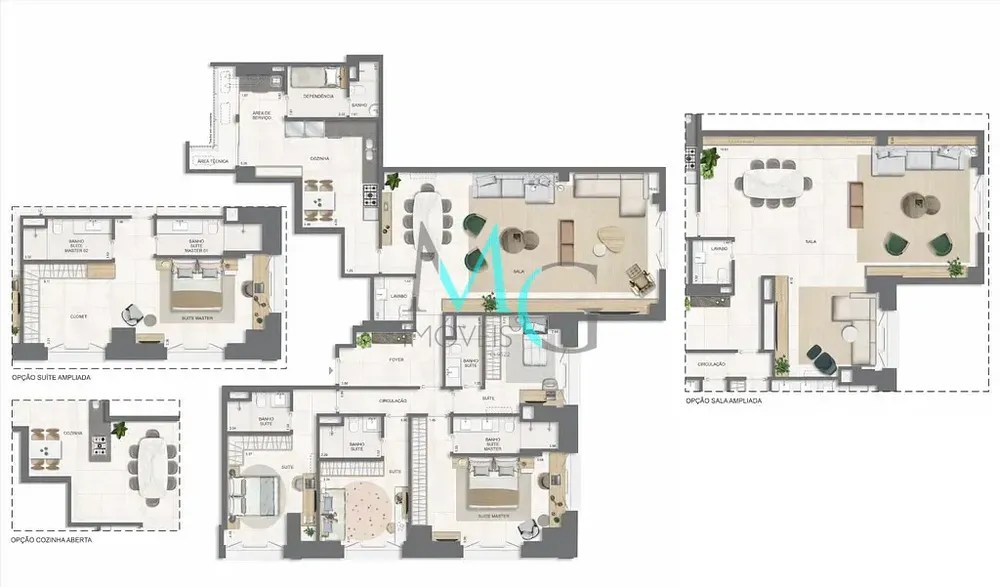 Apartamento, 4 quartos, 192 m² - Foto 77