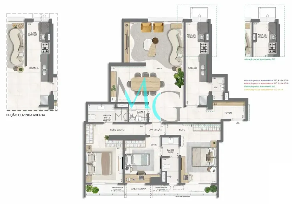 Apartamento, 4 quartos, 192 m² - Foto 44