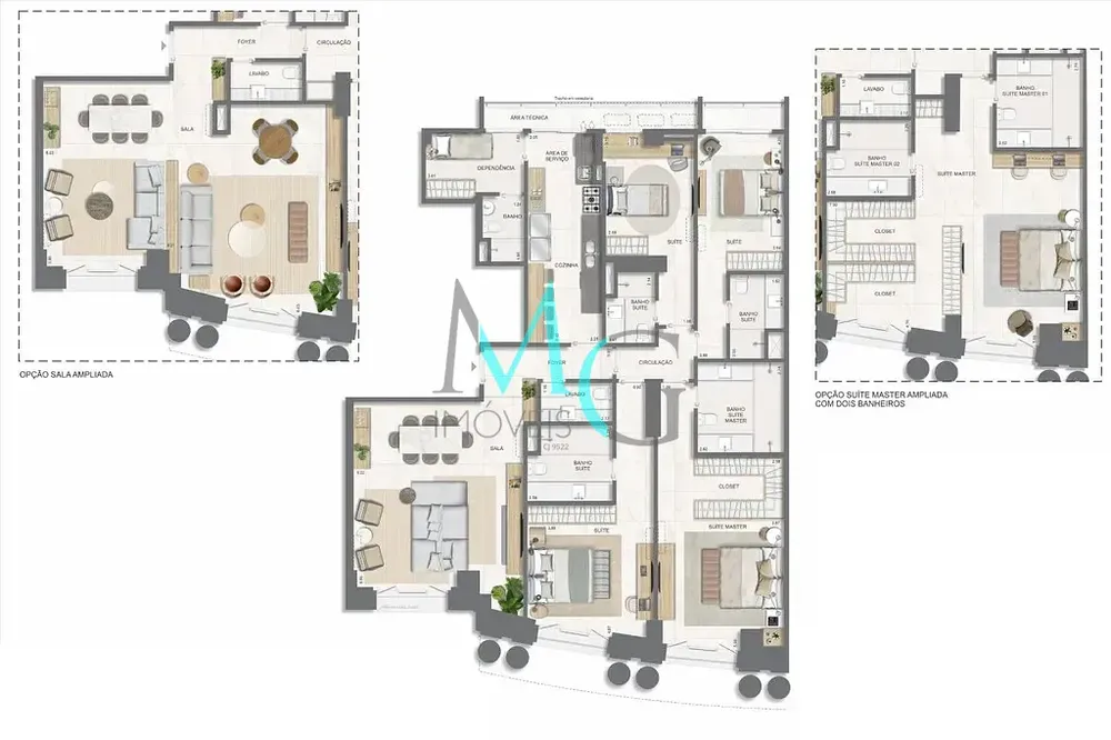 Apartamento, 4 quartos, 192 m² - Foto 71