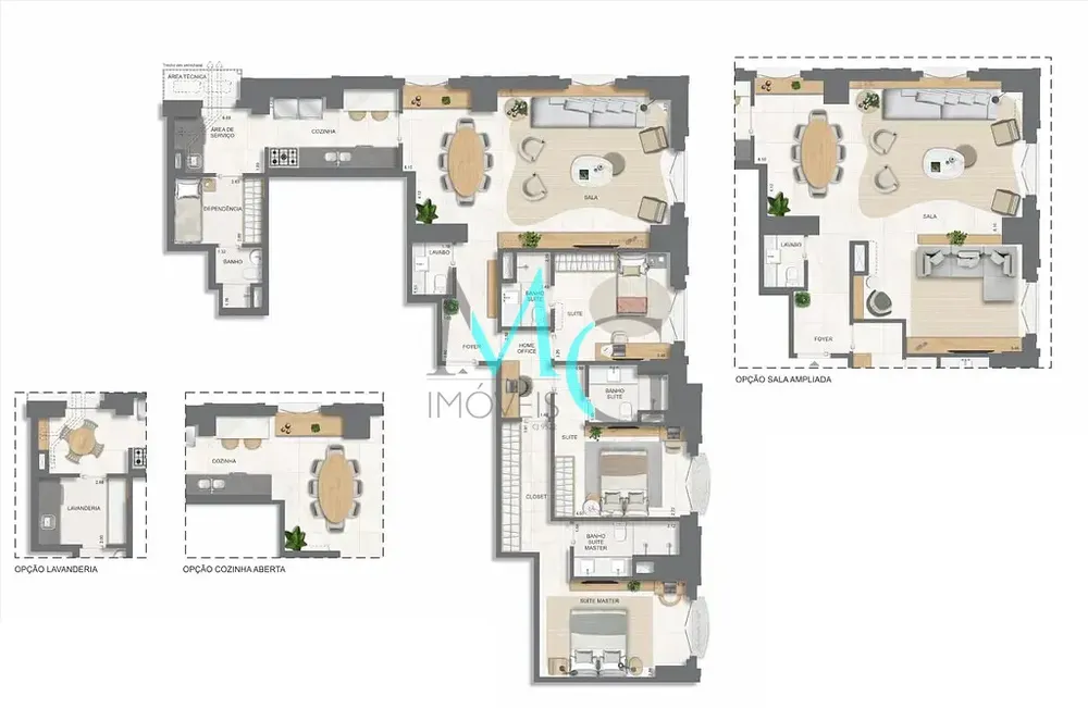Apartamento, 4 quartos, 192 m² - Foto 49
