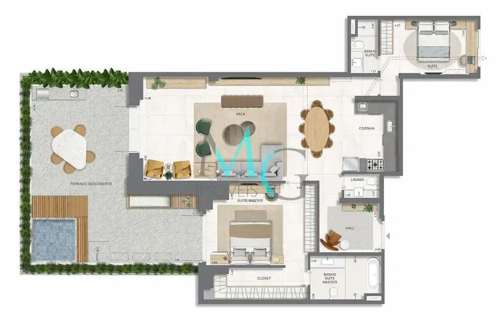 Apartamento, 4 quartos, 192 m² - Foto 74