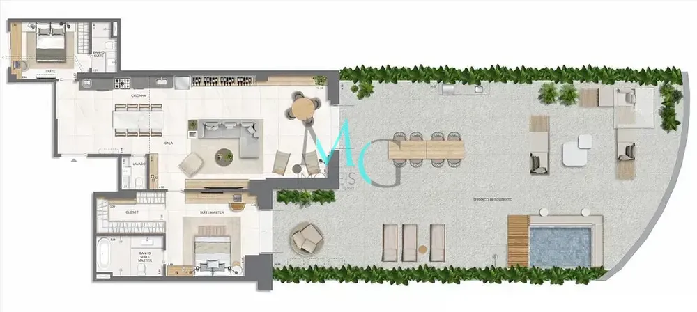Apartamento, 4 quartos, 192 m² - Foto 85
