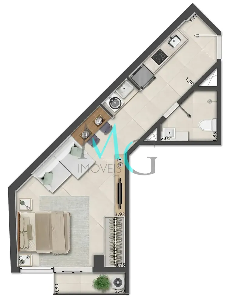 Apartamento, 2 quartos, 79 m² - Foto 12