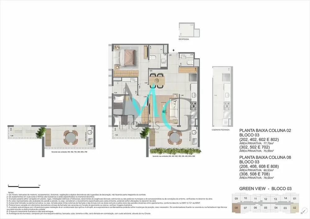 Apartamento, 3 quartos, 103 m² - Foto 69