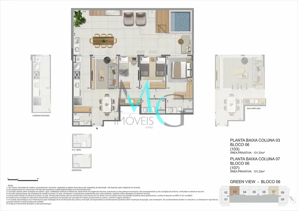 Apartamento, 3 quartos, 103 m² - Foto 81