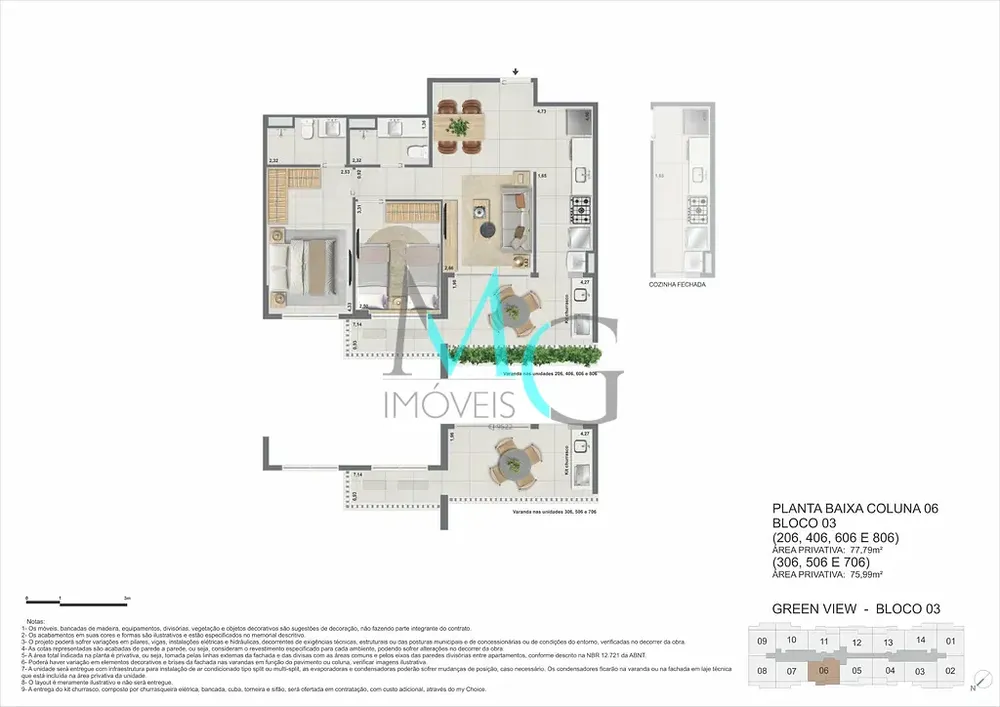 Apartamento, 3 quartos, 103 m² - Foto 65