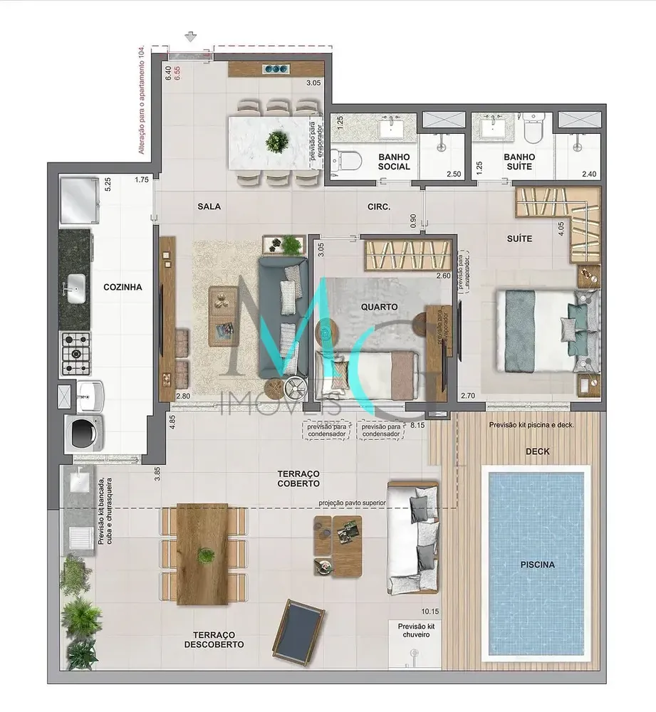 Apartamento, 2 quartos, 75 m² - Foto 49