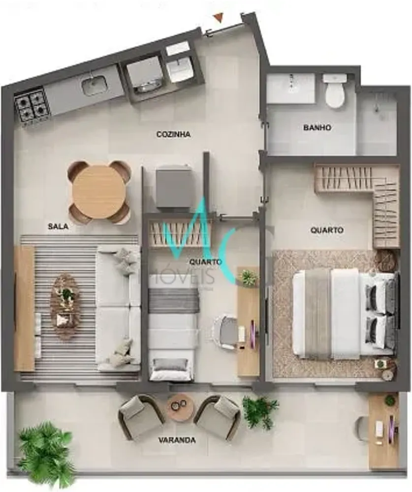 Apartamento, 1 quarto, 74 m² - Foto 67