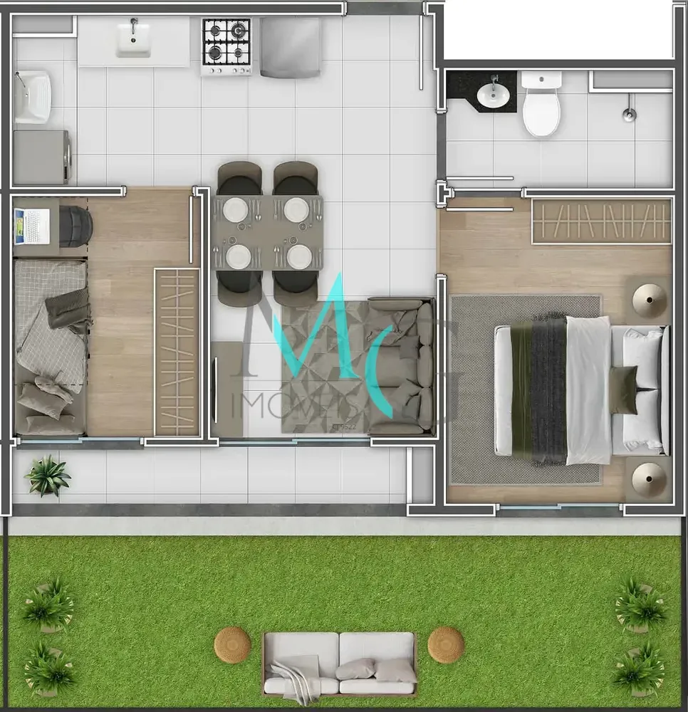Apartamento, 2 quartos, 46 m² - Foto 21