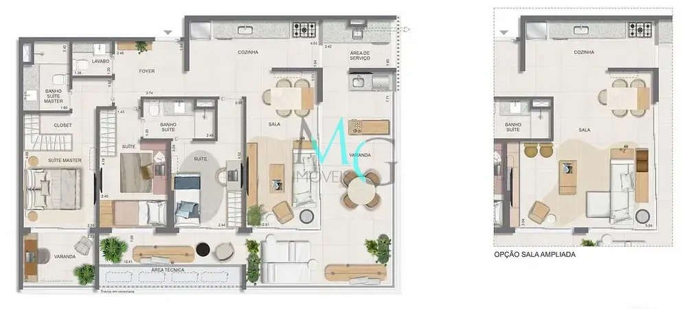Apartamento, 3 quartos, 104 m² - Foto 34