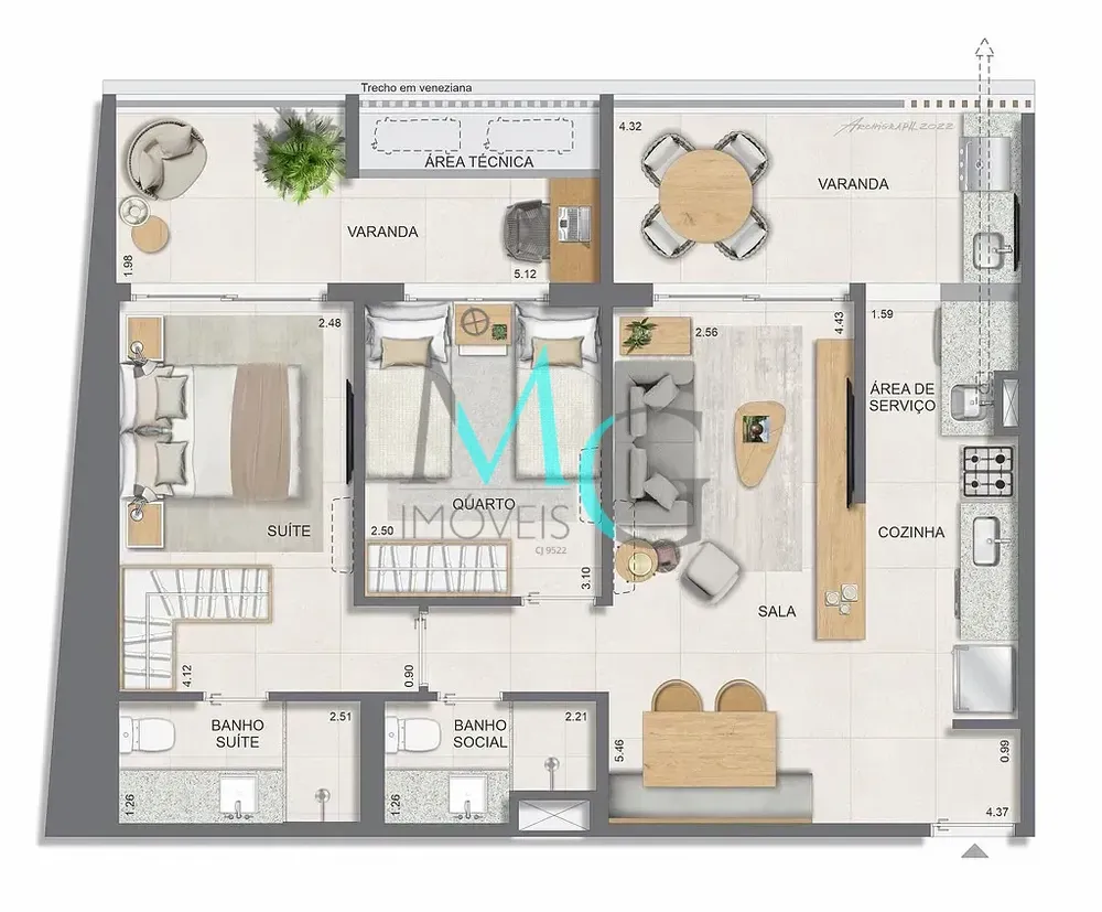 Apartamento, 3 quartos, 104 m² - Foto 26