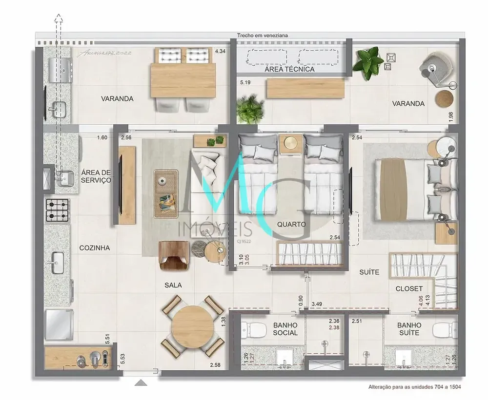Apartamento, 3 quartos, 104 m² - Foto 27