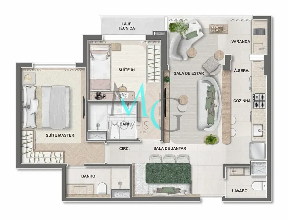 Apartamento, 2 quartos, 73 m² - Foto 110