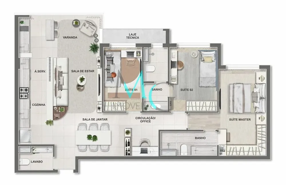 Apartamento, 2 quartos, 73 m² - Foto 118