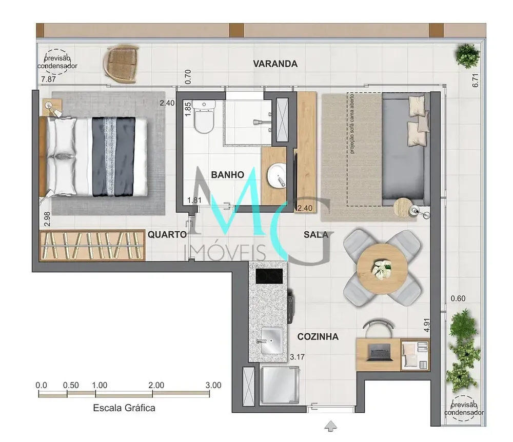 Cobertura, 1 quarto, 67 m² - Foto 25