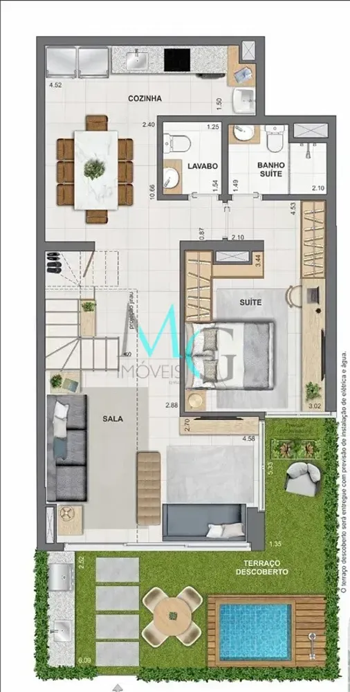 Cobertura, 1 quarto, 67 m² - Foto 52