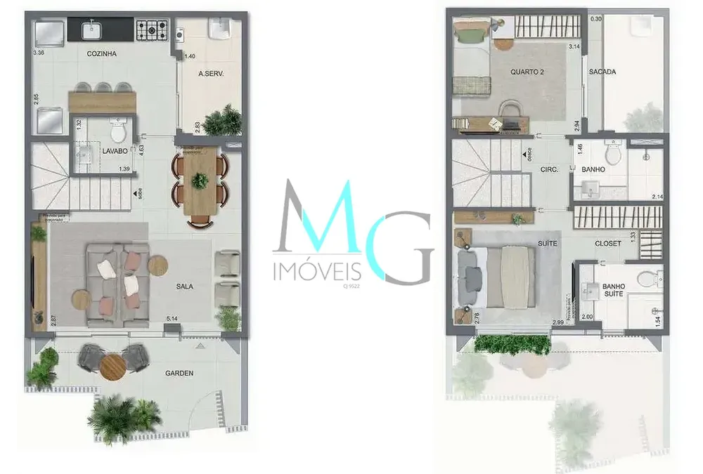 Casa, 3 quartos, 106 m² - Foto 28