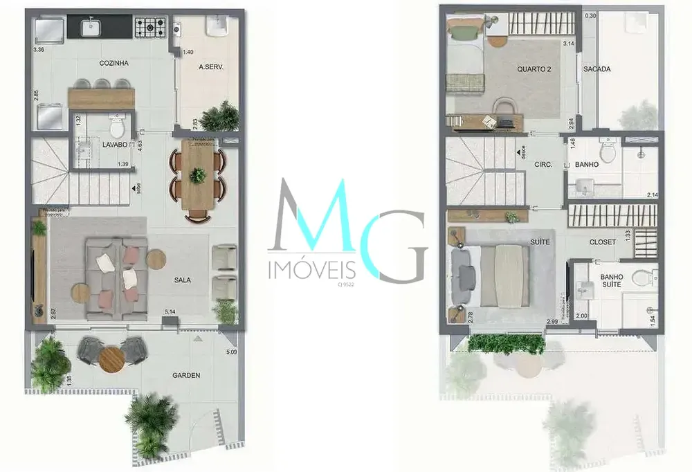 Casa, 3 quartos, 106 m² - Foto 32