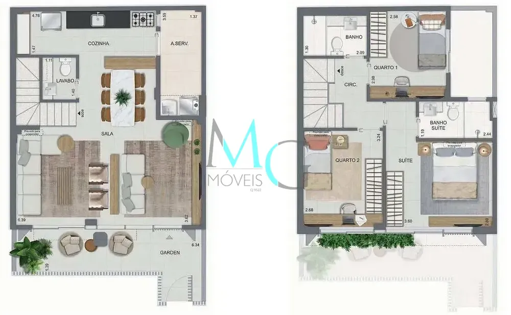 Casa, 3 quartos, 106 m² - Foto 41