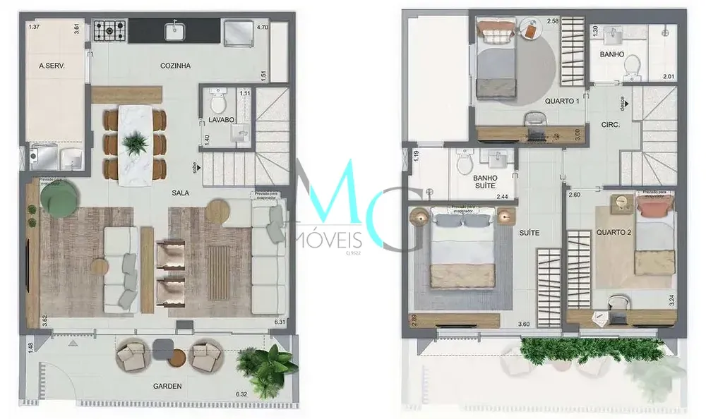 Casa, 3 quartos, 106 m² - Foto 38