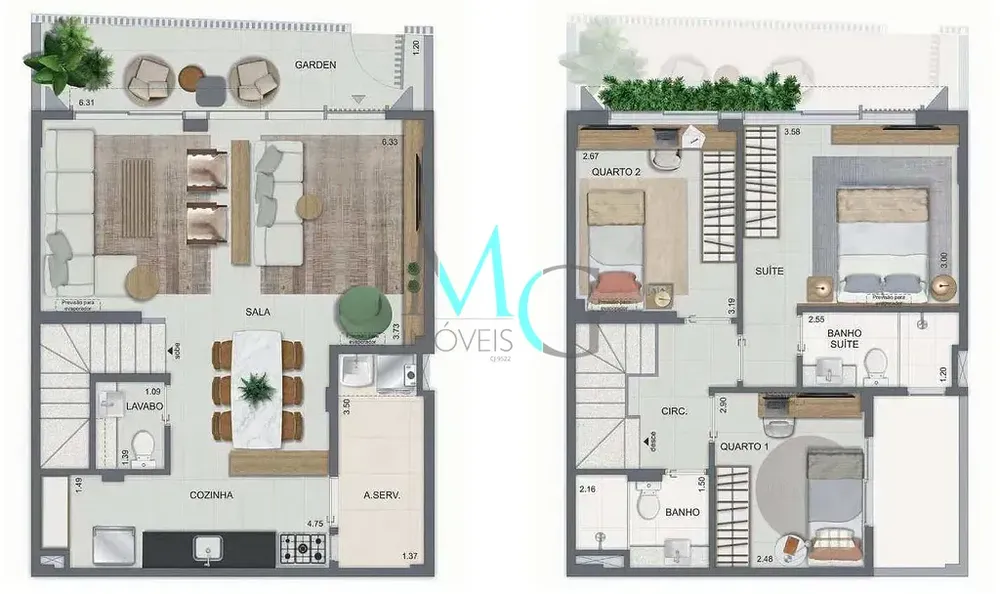 Casa, 3 quartos, 106 m² - Foto 35