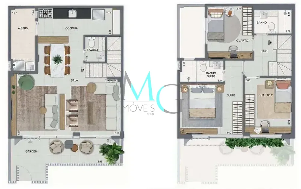Casa, 3 quartos, 106 m² - Foto 46