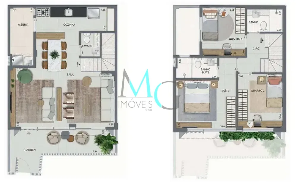 Casa, 3 quartos, 106 m² - Foto 42