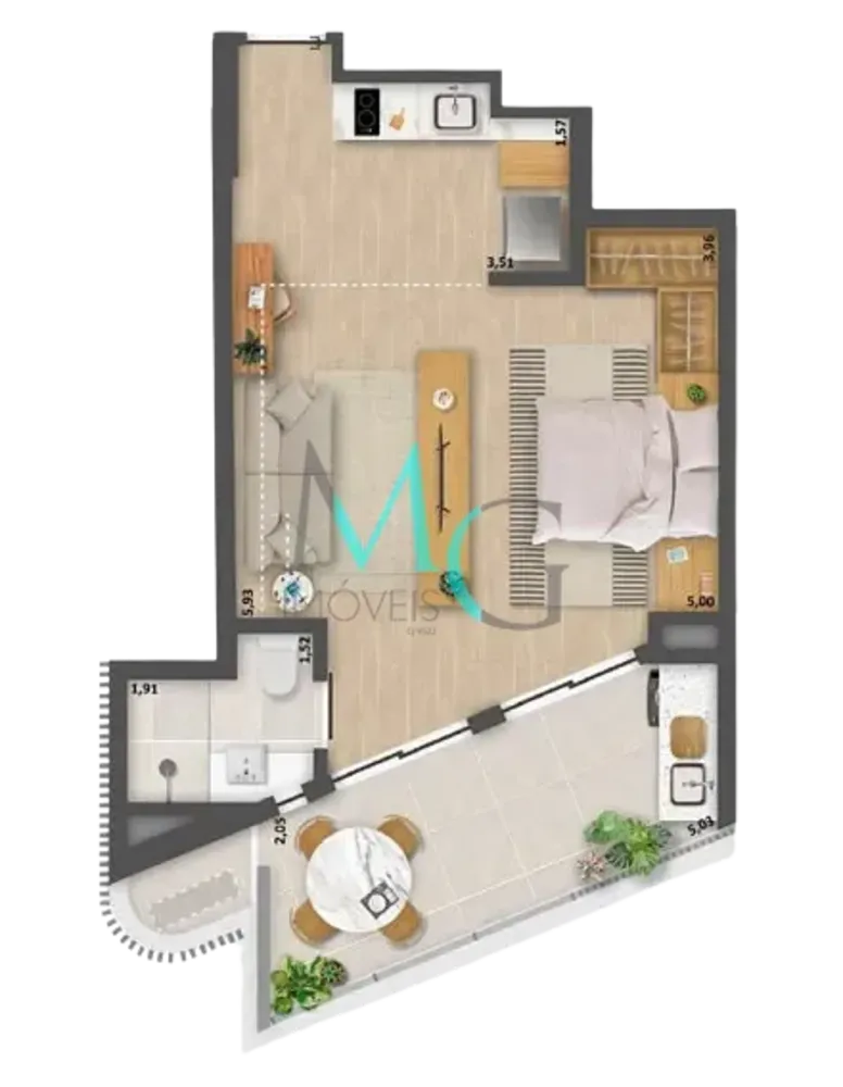 Apartamento, 2 quartos, 49 m² - Foto 17