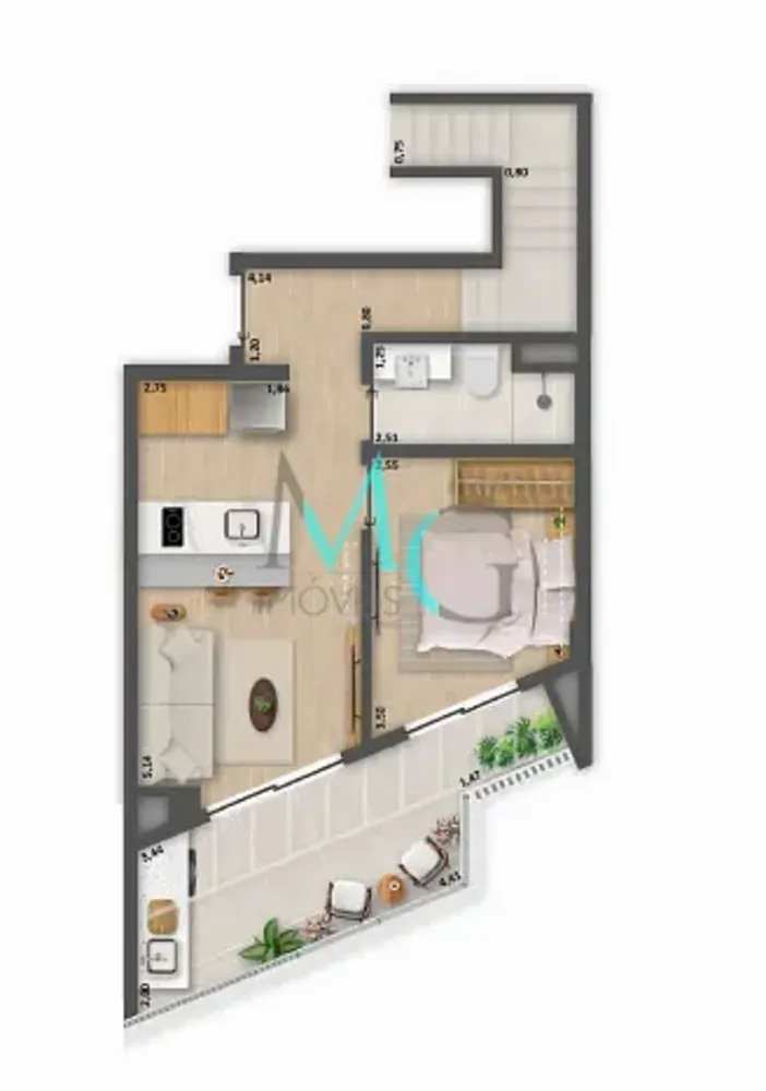 Apartamento, 2 quartos, 49 m² - Foto 18