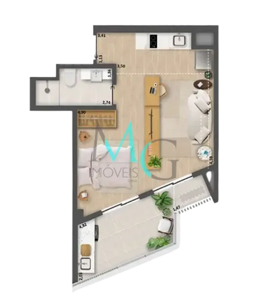 Apartamento, 2 quartos, 49 m² - Foto 31