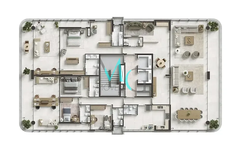 Apartamento, 3 quartos, 304 m² - Foto 42