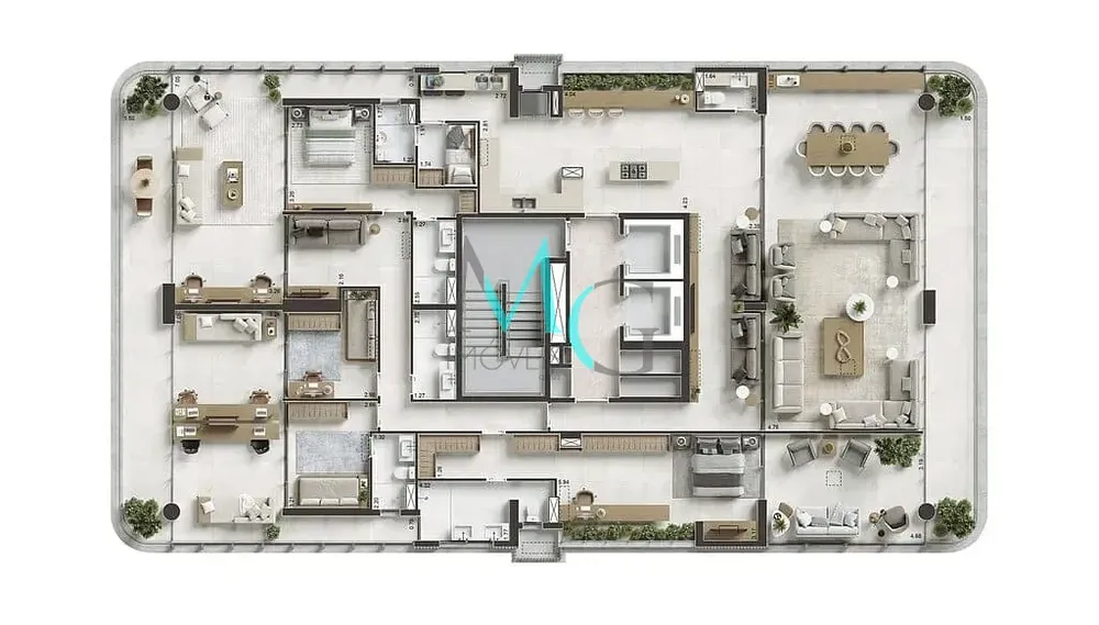 Apartamento, 3 quartos, 304 m² - Foto 43