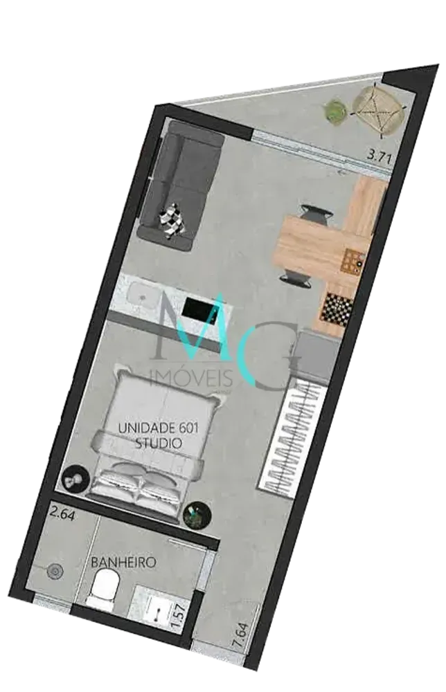 Apartamento, 1 quarto, 36 m² - Foto 51