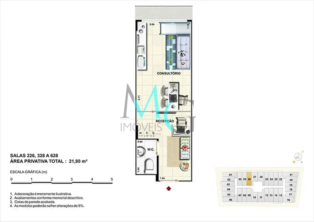 Sala-Conjunto, 21 m² - Foto 3
