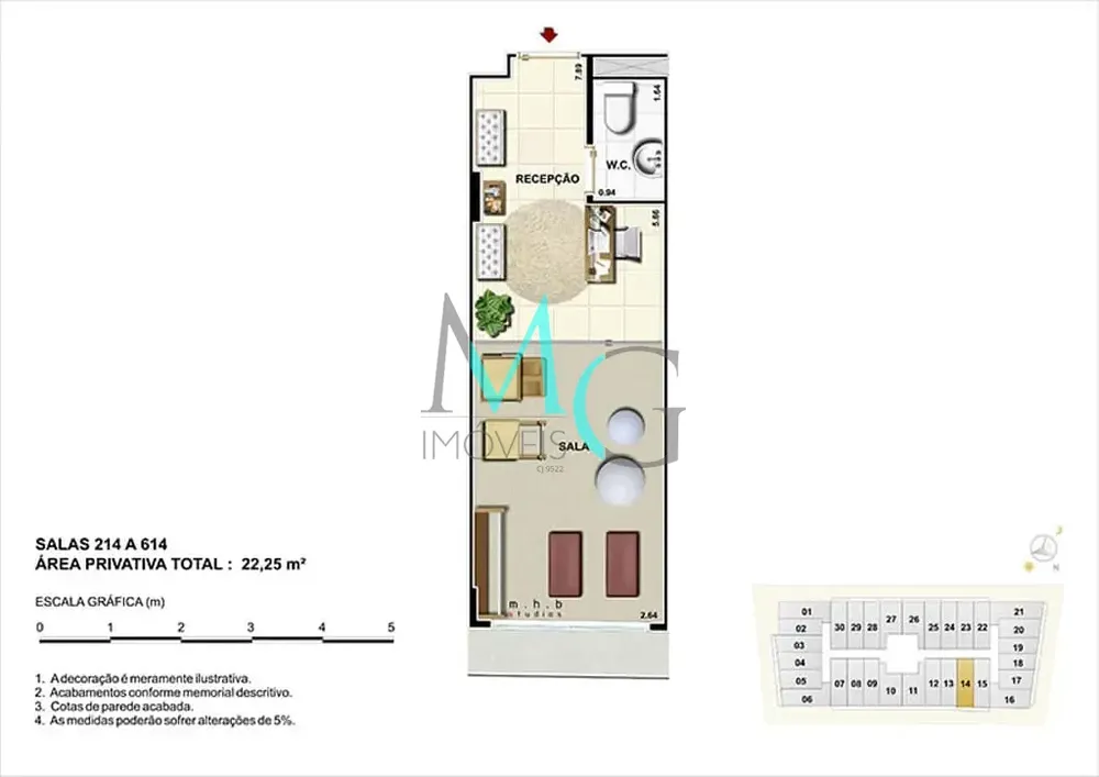 Sala-Conjunto, 21 m² - Foto 18