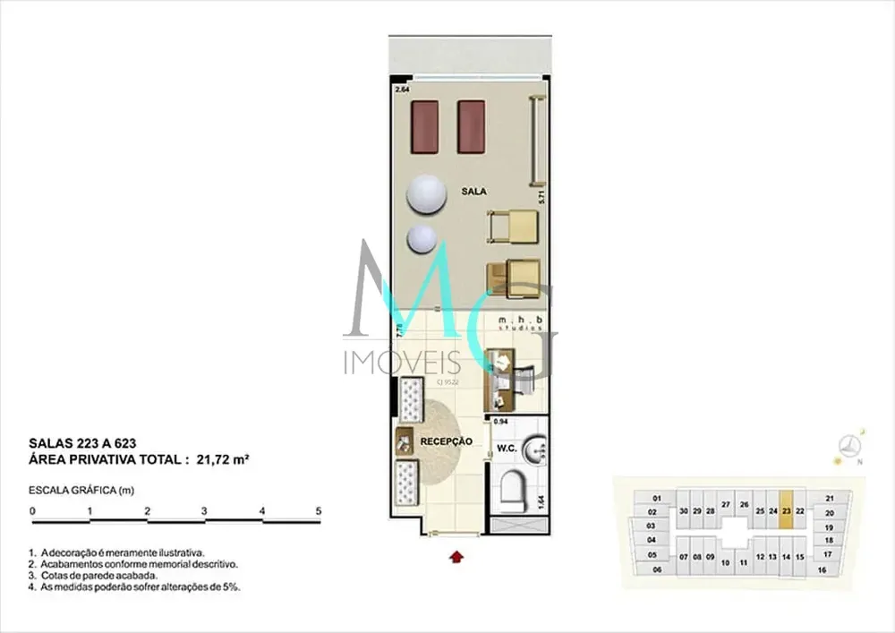 Sala-Conjunto, 21 m² - Foto 32