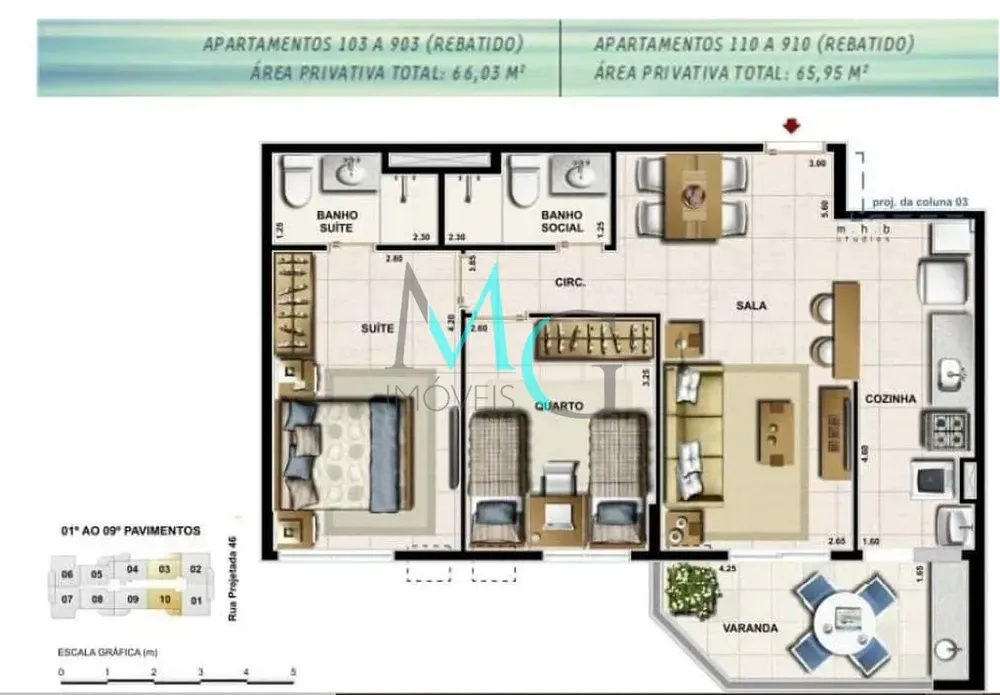 Apartamento, 3 quartos, 82 m² - Foto 7