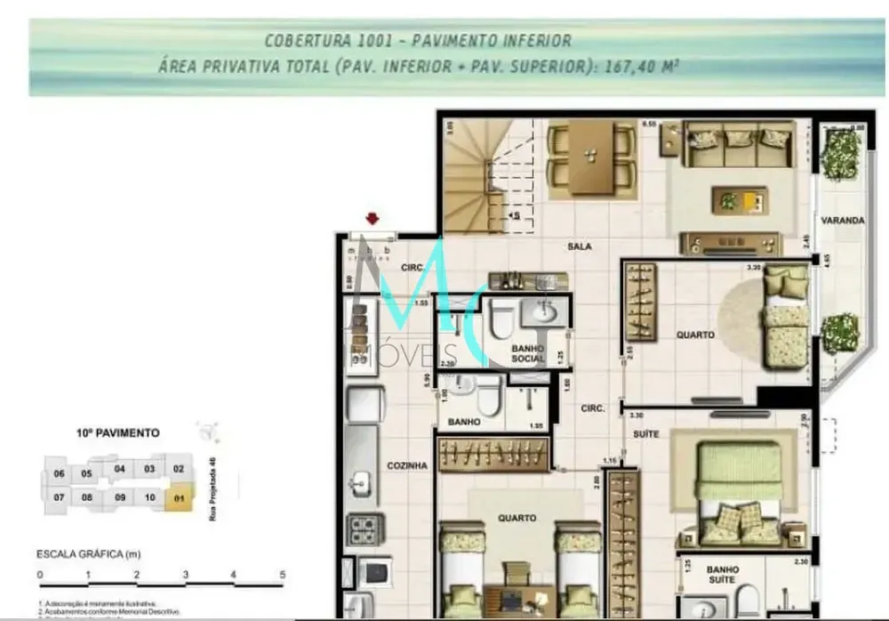 Apartamento, 3 quartos, 82 m² - Foto 64