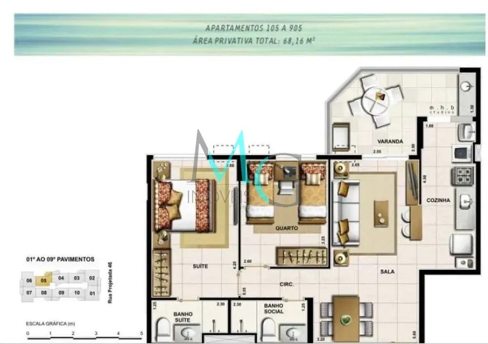 Apartamento, 3 quartos, 82 m² - Foto 44