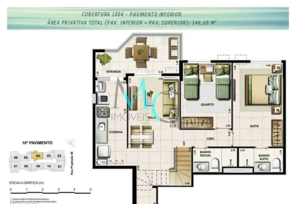 Apartamento, 3 quartos, 82 m² - Foto 58
