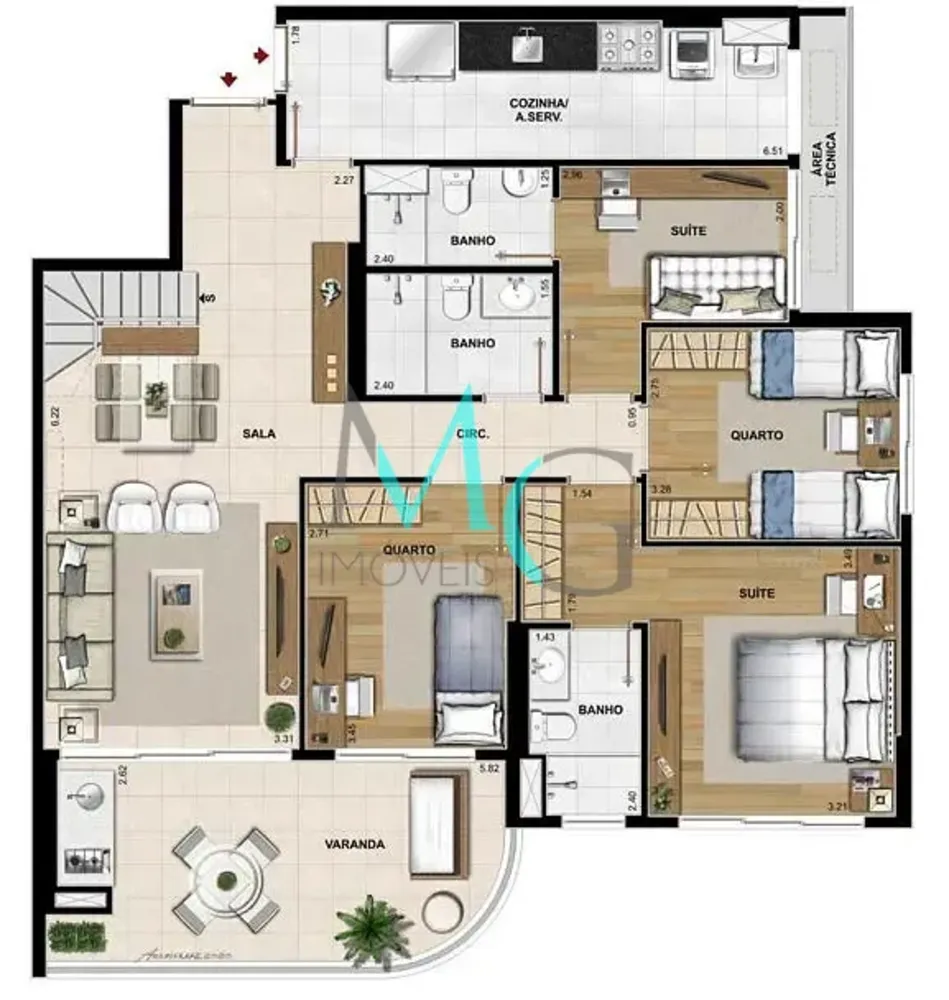 Apartamento, 2 quartos, 86 m² - Foto 39