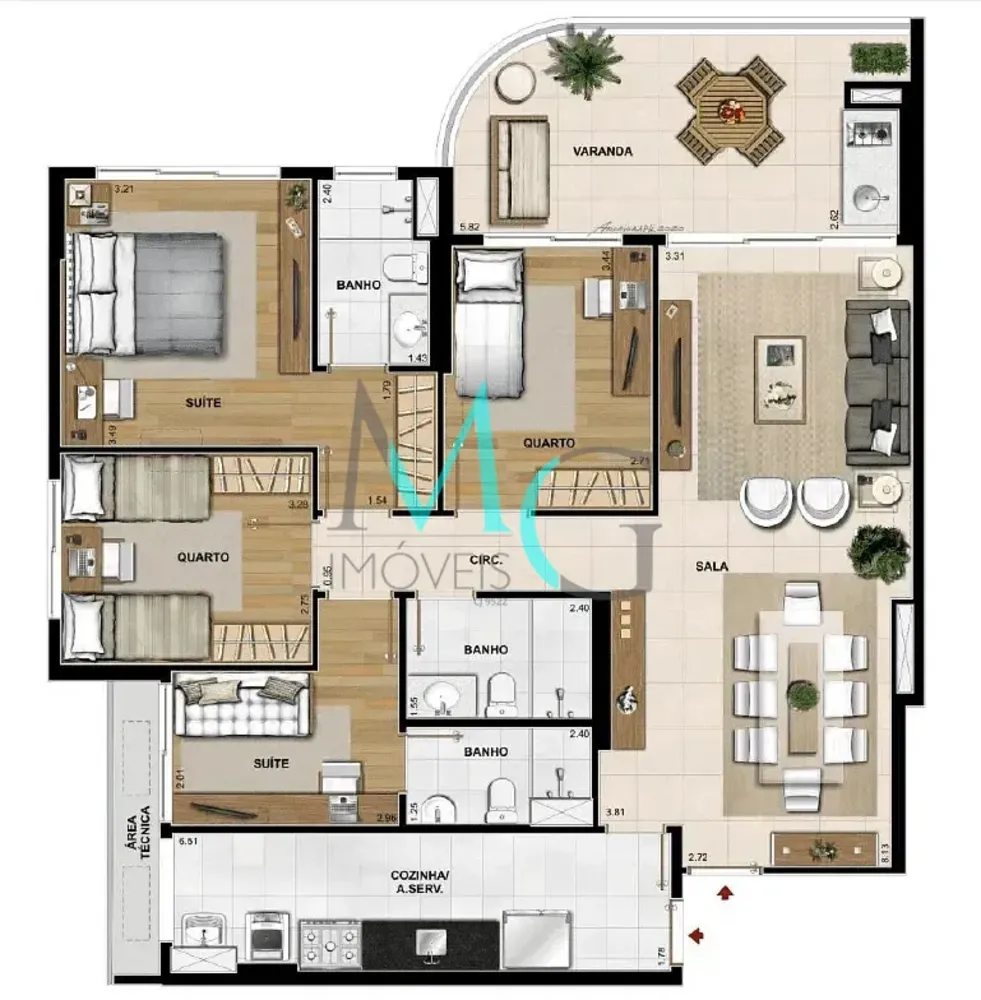 Apartamento, 2 quartos, 86 m² - Foto 30
