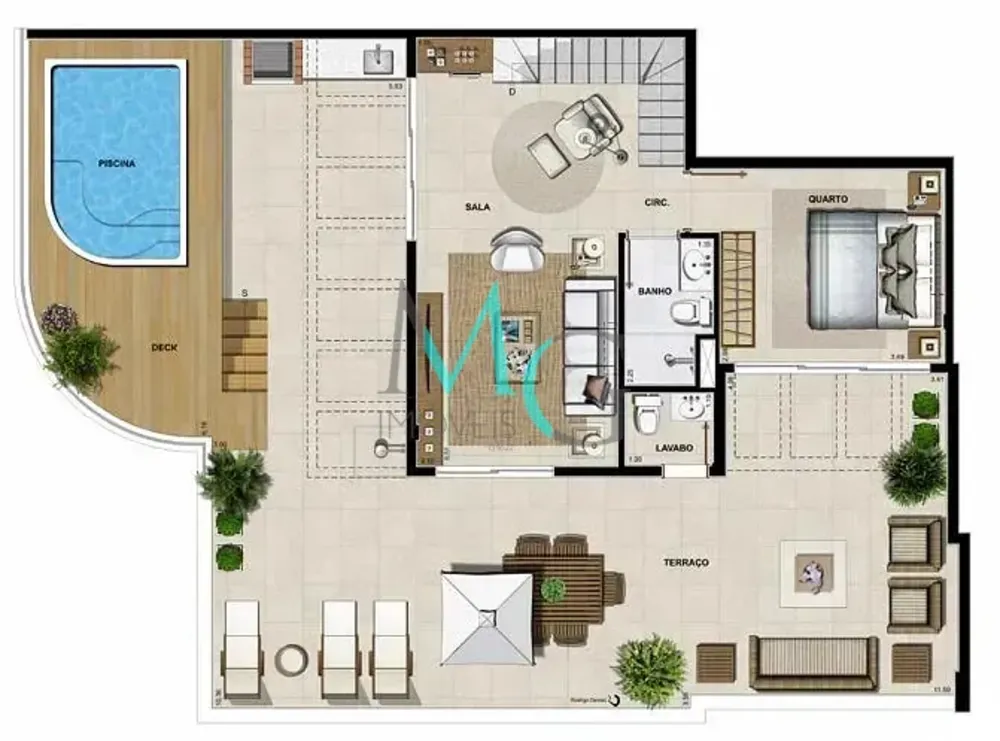 Apartamento, 2 quartos, 86 m² - Foto 42