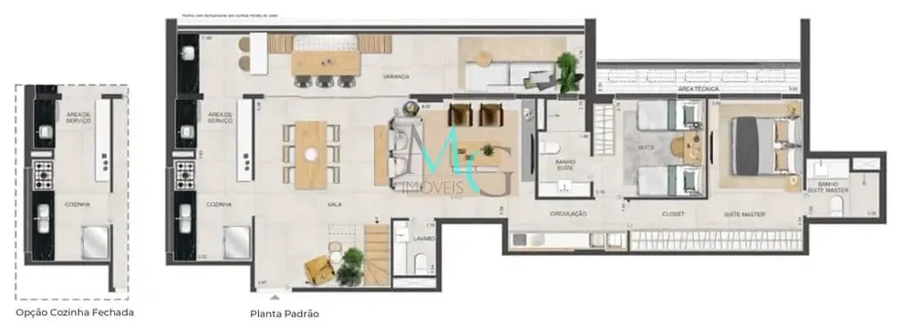 Cobertura, 3 quartos, 243 m² - Foto 1