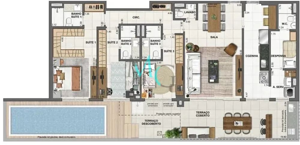 Apartamento, 4 quartos, 227 m² - Foto 47