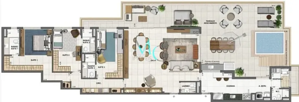 Apartamento, 4 quartos, 227 m² - Foto 49