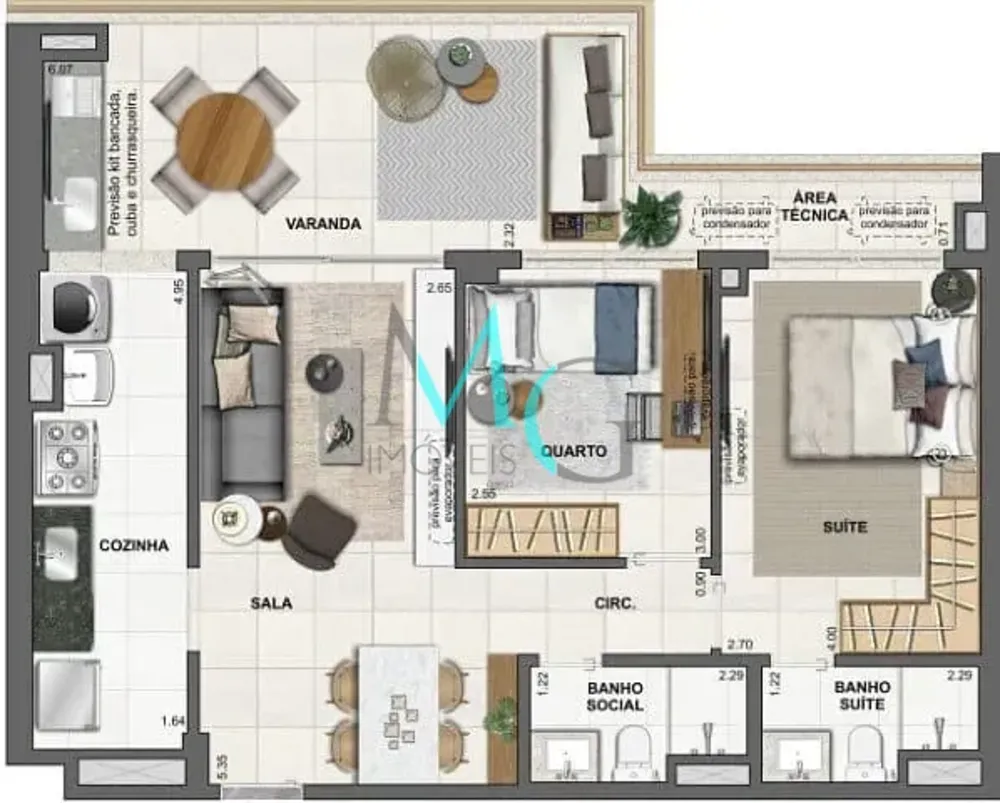Apartamento, 4 quartos, 227 m² - Foto 51