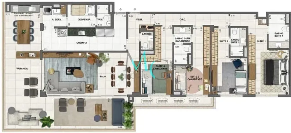 Apartamento, 4 quartos, 227 m² - Foto 42